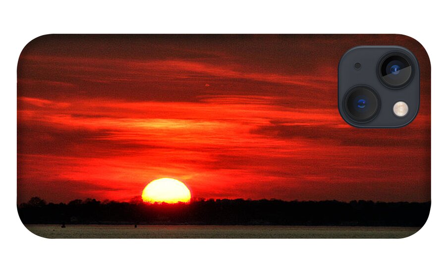 Sunset iPhone 13 Case featuring the photograph Sunset Over Long Island by William Selander