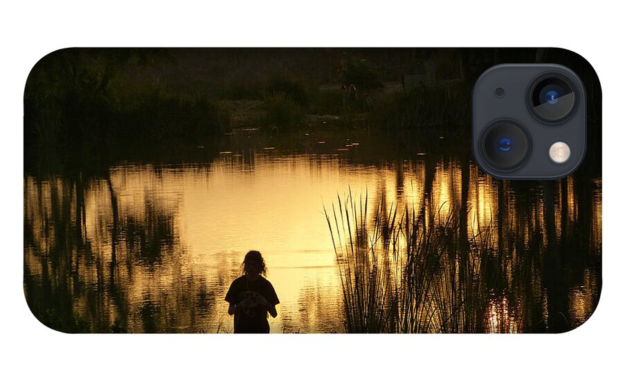 Sunset iPhone 13 Case featuring the photograph Sunset reflections by Arik Baltinester
