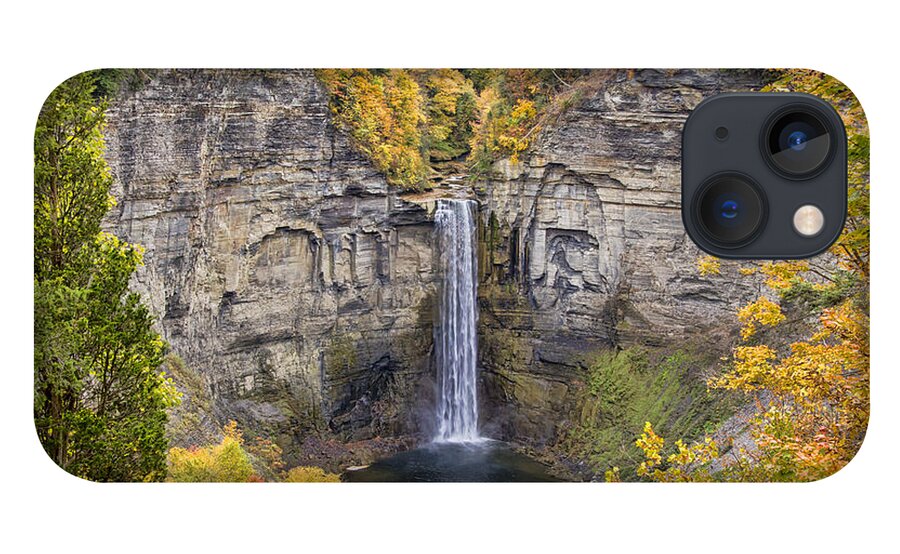 Waterfall iPhone 13 Case featuring the photograph Taughannock Falls by Cathy Kovarik