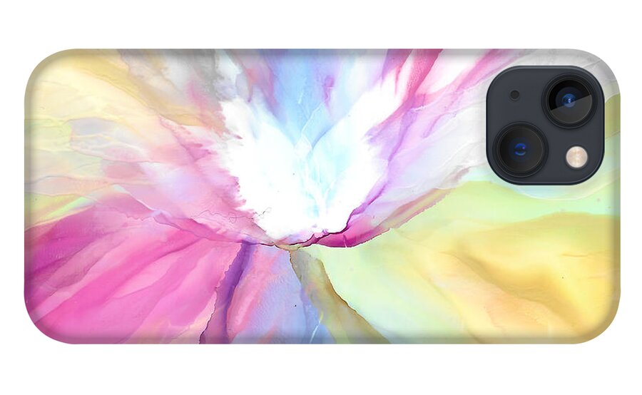 Flower iPhone 13 Case featuring the painting Tender Bloom by Eli Tynan