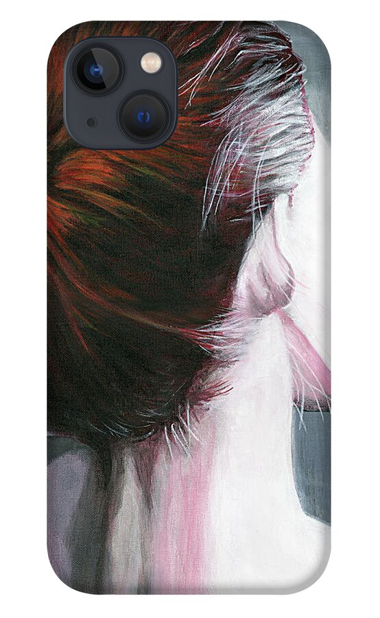 Portrait iPhone 13 Case featuring the painting Tender by Matthew Mezo