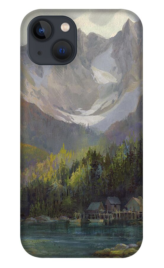 Michael Humphries iPhone 13 Case featuring the painting That Glorious LIght by Michael Humphries