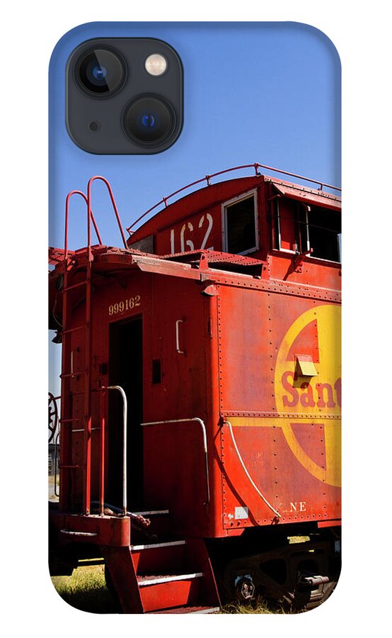 Train iPhone 13 Case featuring the photograph The Caboose by Mark Miller