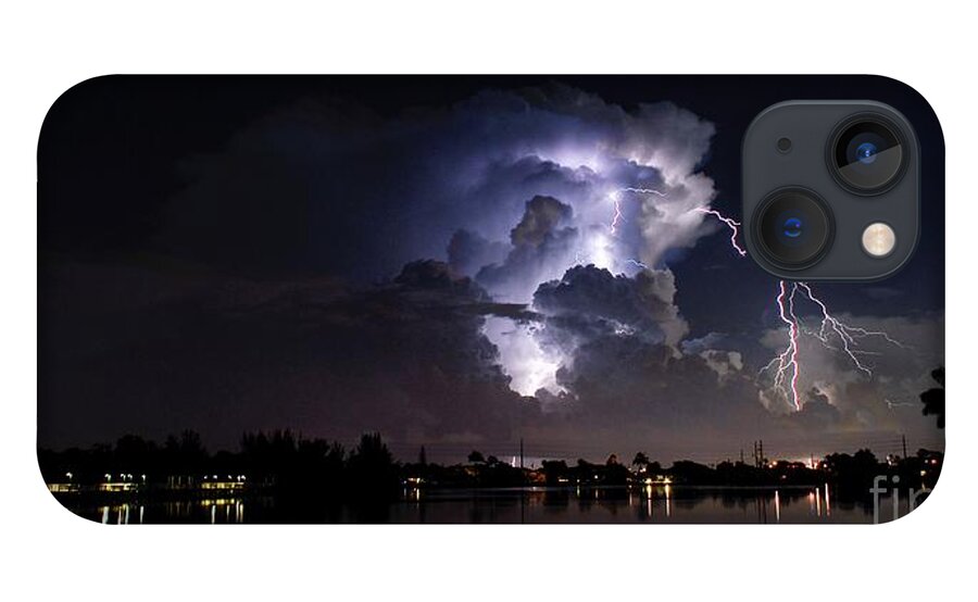 Lightning iPhone 13 Case featuring the photograph Dreamy Sky by Quinn Sedam