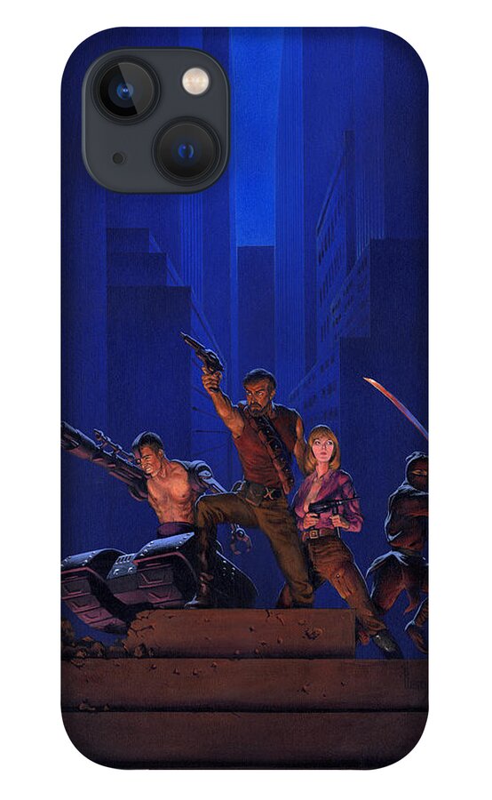Space iPhone 13 Case featuring the painting The Eliminators by Richard Hescox