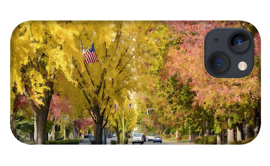 Historic Street Near Downtown Chico iPhone 13 Case featuring the photograph The Esplanade by Kathleen Gauthier
