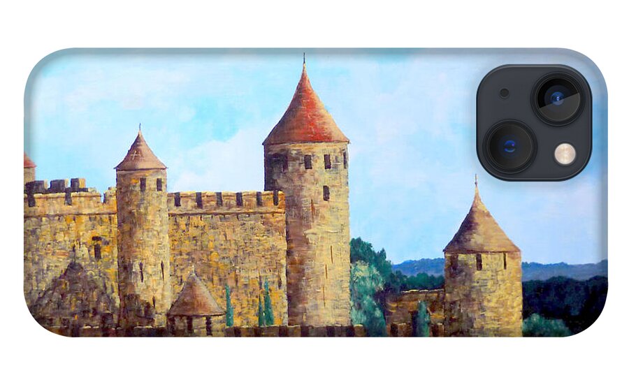 The Fortress Of Carcassonne Iphone 13 Case By Russell Johnson Pixels
