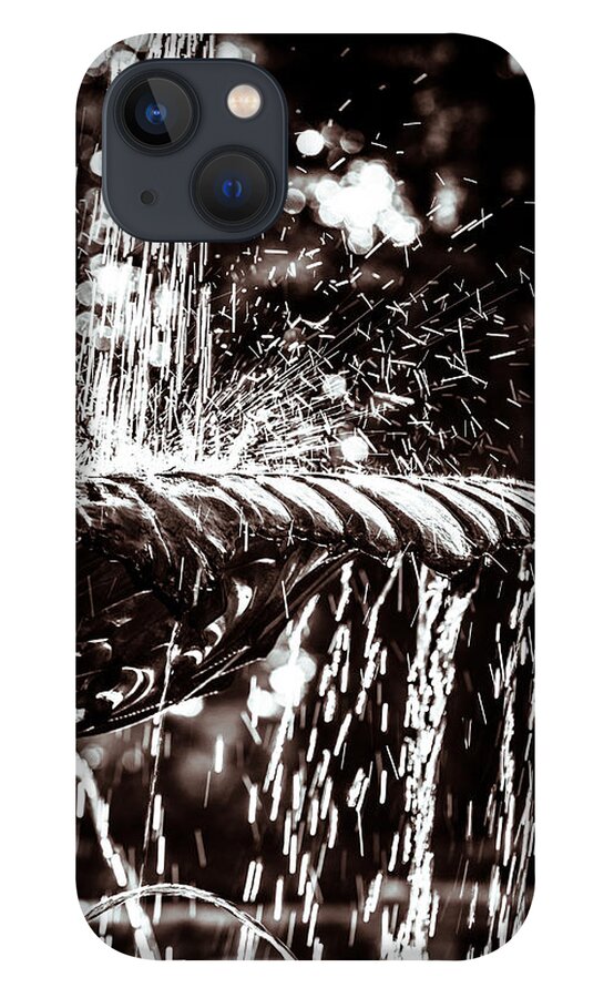 2016 iPhone 13 Case featuring the photograph The Fountain by Wade Brooks