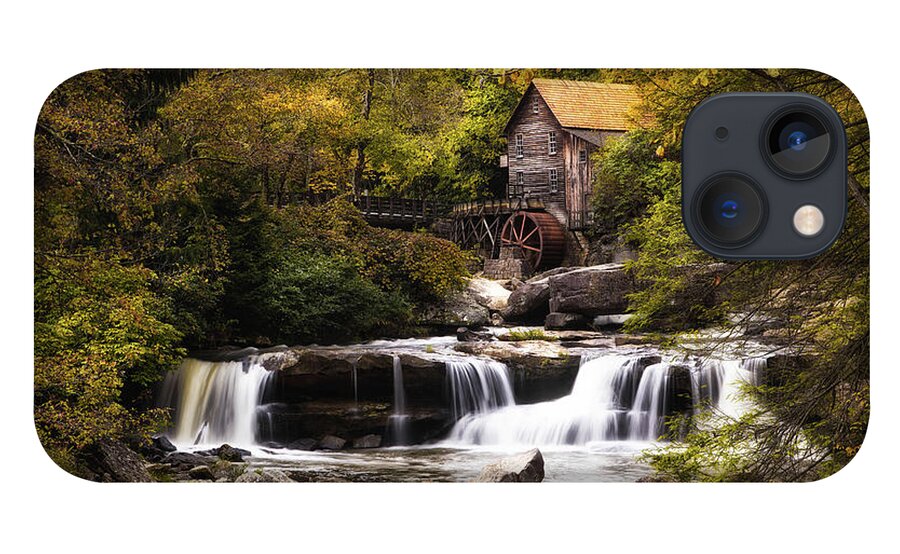 Babcock State Park iPhone 13 Case featuring the photograph The Glade Creek Grist Mill by C Renee Martin