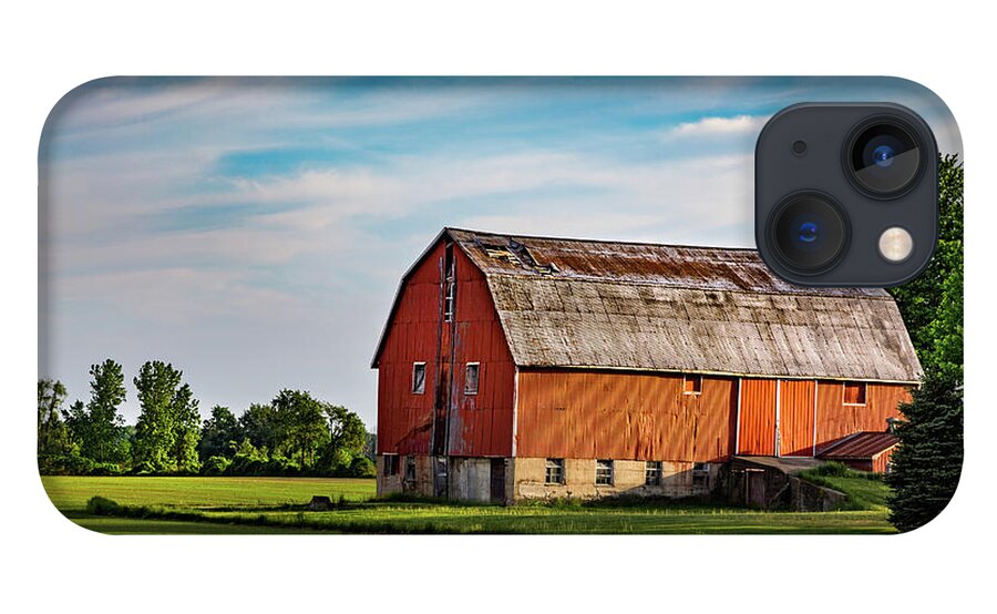Barn iPhone 13 Case featuring the photograph The Glow on the Barn by Brent Buchner