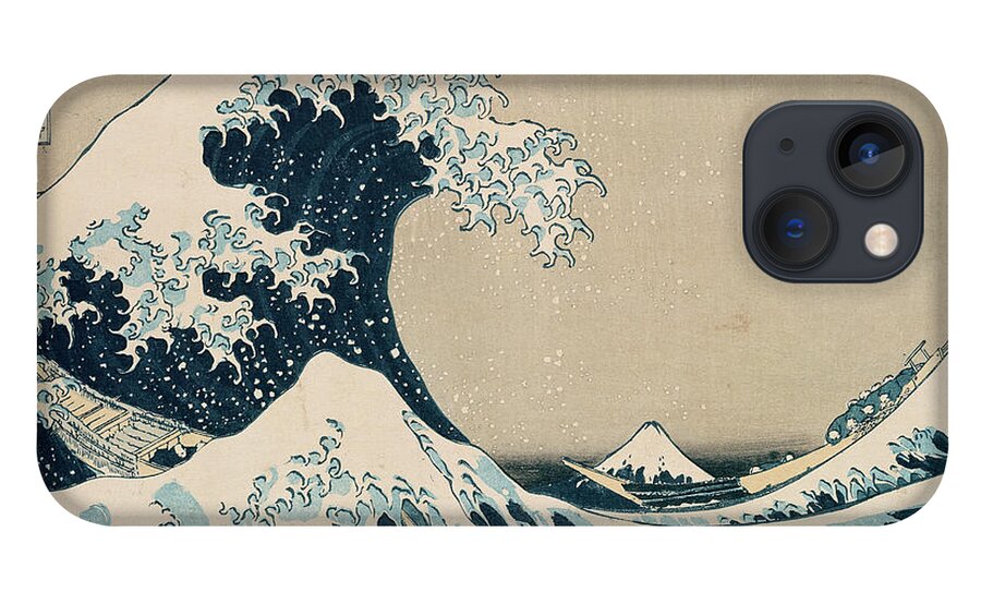 Wave iPhone 13 Case featuring the painting The Great Wave of Kanagawa by Hokusai