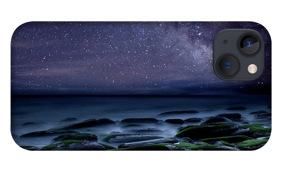 Night iPhone 13 Case featuring the photograph The immensity of time by Jorge Maia
