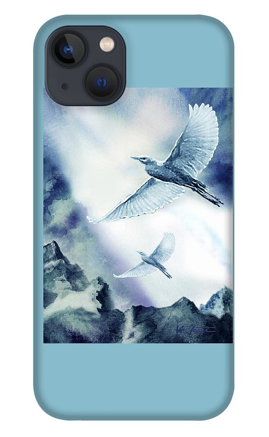 Bird iPhone 13 Case featuring the painting The Magic of Flight by Hartmut Jager