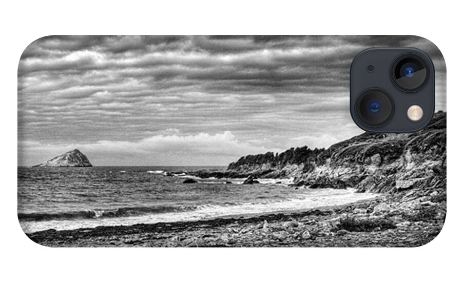 Devonshire iPhone 13 Case featuring the photograph The Mewstone, Wembury Bay, Devon
#view by John Edwards