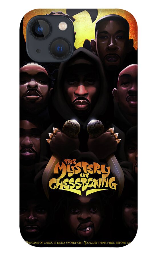 Wutang iPhone 13 Case featuring the digital art The Mystery of Chessboxing by Nelson dedosGarcia