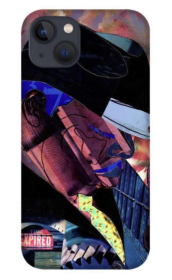Everett Spruill iPhone 13 Case featuring the mixed media The Notorious B.I.G.- Christopher Wallace by Everett Spruill