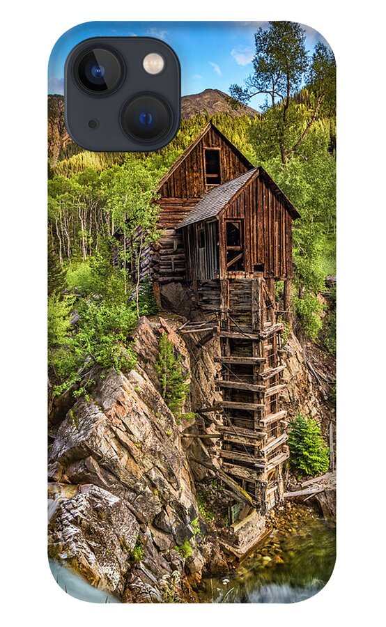 Crystal iPhone 13 Case featuring the photograph The Old Mill by Dan McGeorge