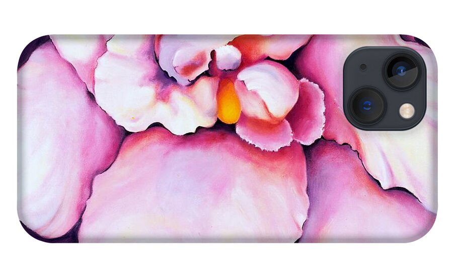 Orcdhid Bloom Artwork iPhone 13 Case featuring the painting The Orchid by Jordana Sands