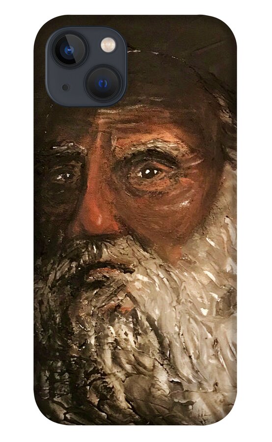 Prophet iPhone 13 Case featuring the painting The Prophet by Ovidiu Ervin Gruia