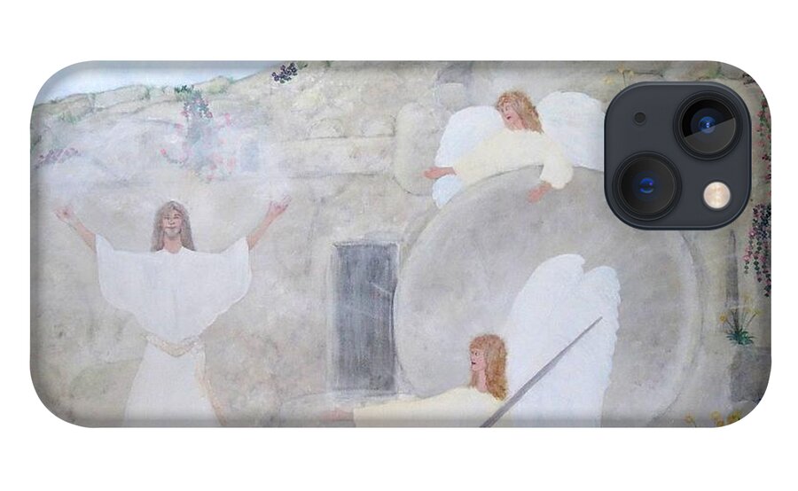 The Resurrection Of Jesus Christ iPhone 13 Case featuring the painting The Resurrection by Karen Jane Jones