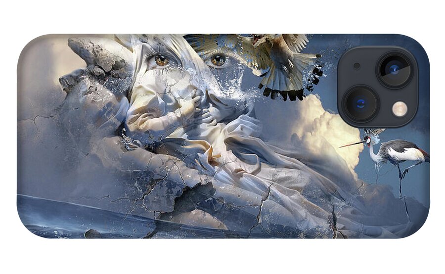 Dream Art iPhone 13 Case featuring the digital art The Sleep of Reason Produces Monsters neo-surrealism by George Grie