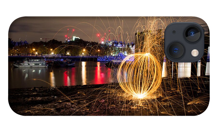 London iPhone 13 Case featuring the photograph The thames orb by Andrew Lalchan