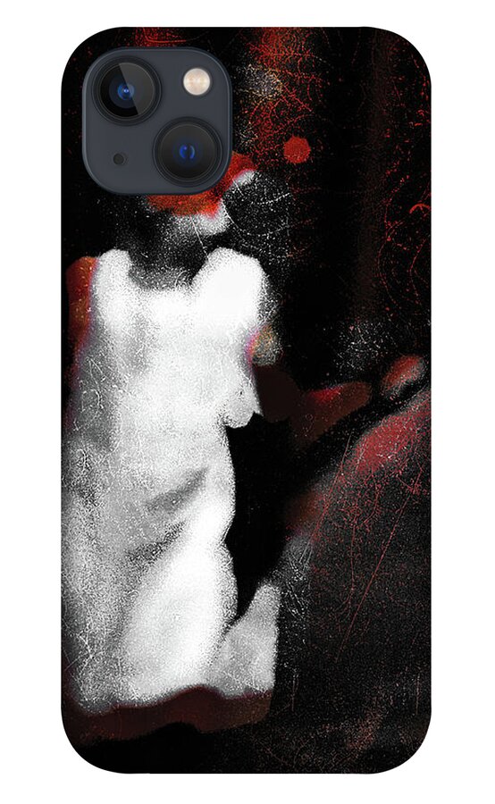 Woman iPhone 13 Case featuring the photograph The woman with the white dress by Gabi Hampe