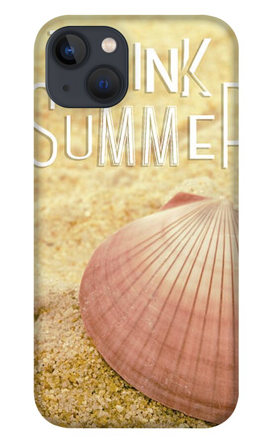 Beach iPhone 13 Case featuring the photograph Think Summer Pink by Marianne Campolongo