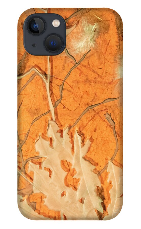 Plants iPhone 13 Case featuring the glass art Thinking of You by Alone Larsen