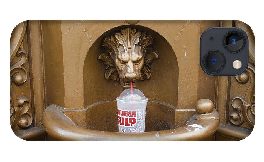 Lion iPhone 13 Case featuring the photograph Thirsty Lion by Erik Burg