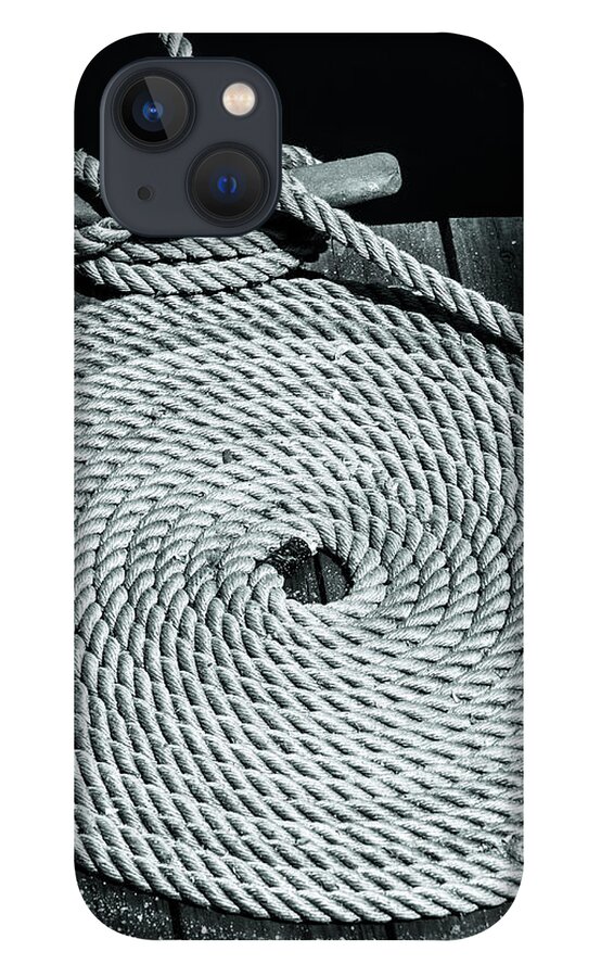 Nautical iPhone 13 Case featuring the photograph Tied off 2 by Jason Hughes