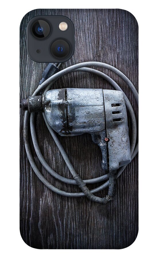 Industrial iPhone 13 Case featuring the photograph Tools On Wood 30 by YoPedro