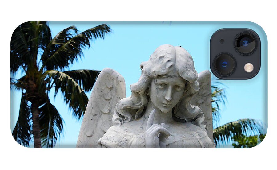 Susan Vineyard iPhone 13 Case featuring the photograph Tropical Angel With Tear by Susan Vineyard