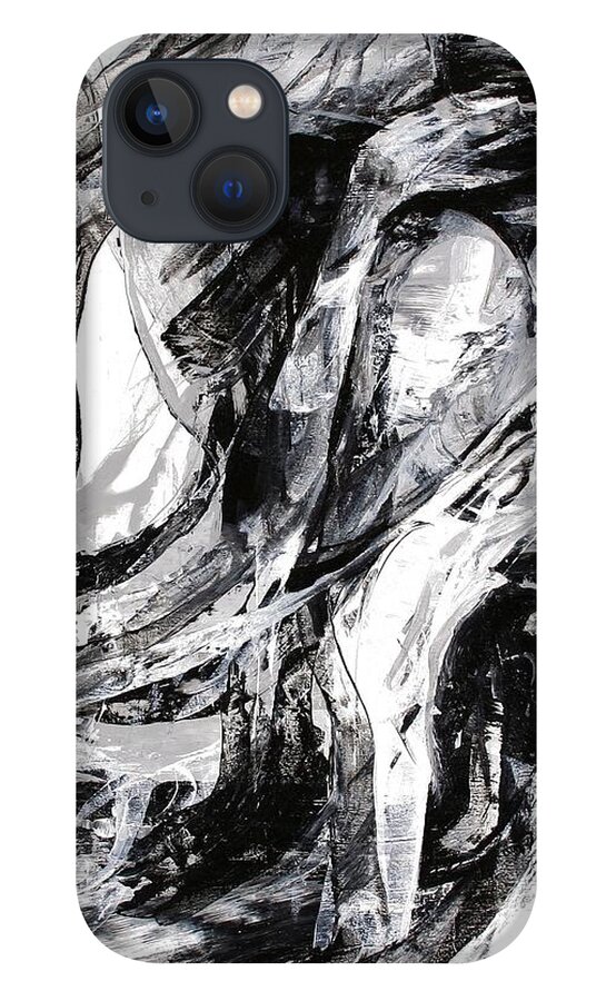 Truth iPhone 13 Case featuring the painting Truth Hidden Between the Lies by Jeff Klena