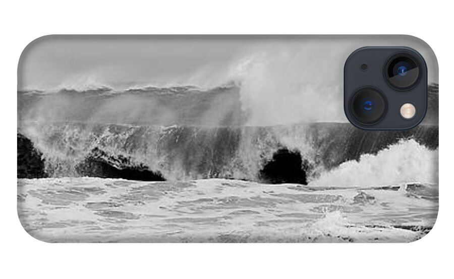 Jersey Shore iPhone 13 Case featuring the photograph Two Waves Are Better Than One - Jersey Shore by Angie Tirado