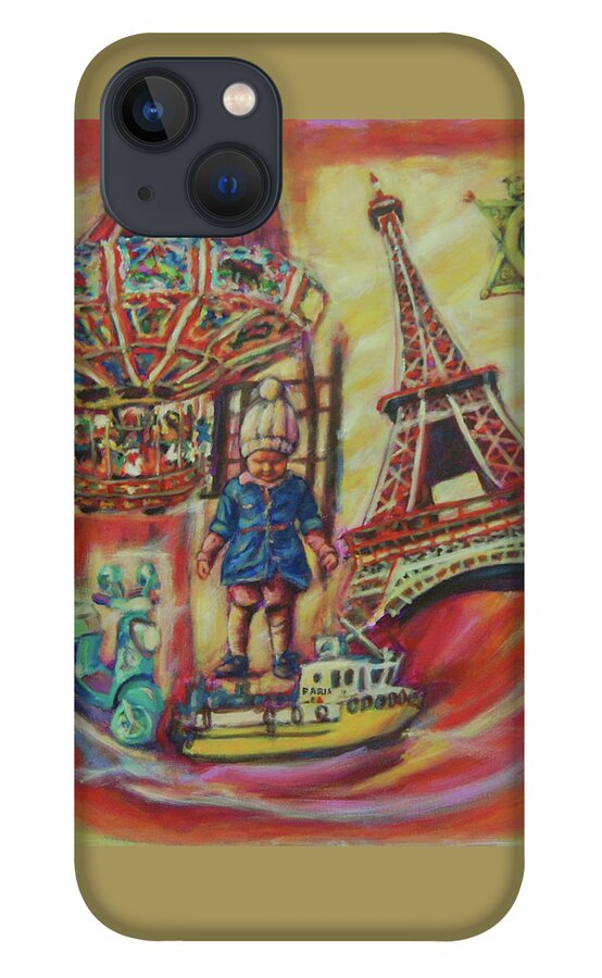 Whimsical Art iPhone 13 Case featuring the painting Untitled 6 by Yen