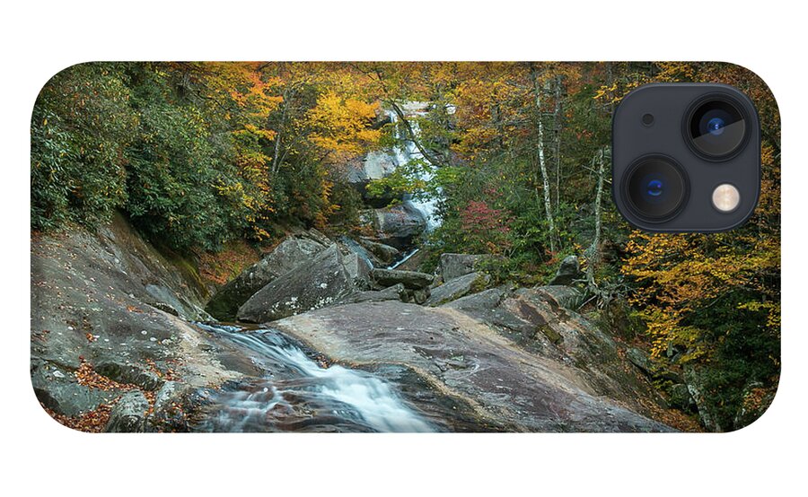 Upper Creek Falls iPhone 13 Case featuring the photograph Upper Creek Autumn Paradise by Chris Berrier
