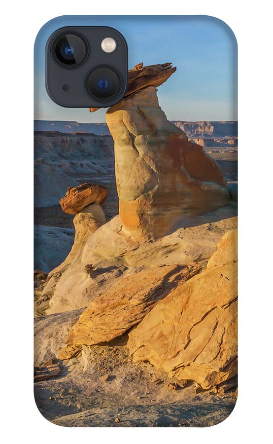 Hoodoos iPhone 13 Case featuring the photograph Utah Hoodoos at Sunset by Lon Dittrick