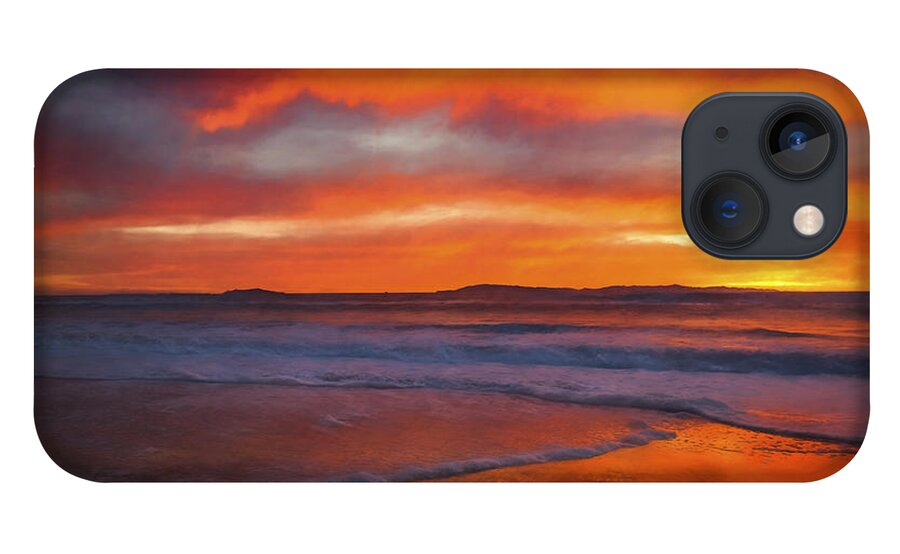 Beach iPhone 13 Case featuring the photograph Ventura, California Sunset by John A Rodriguez
