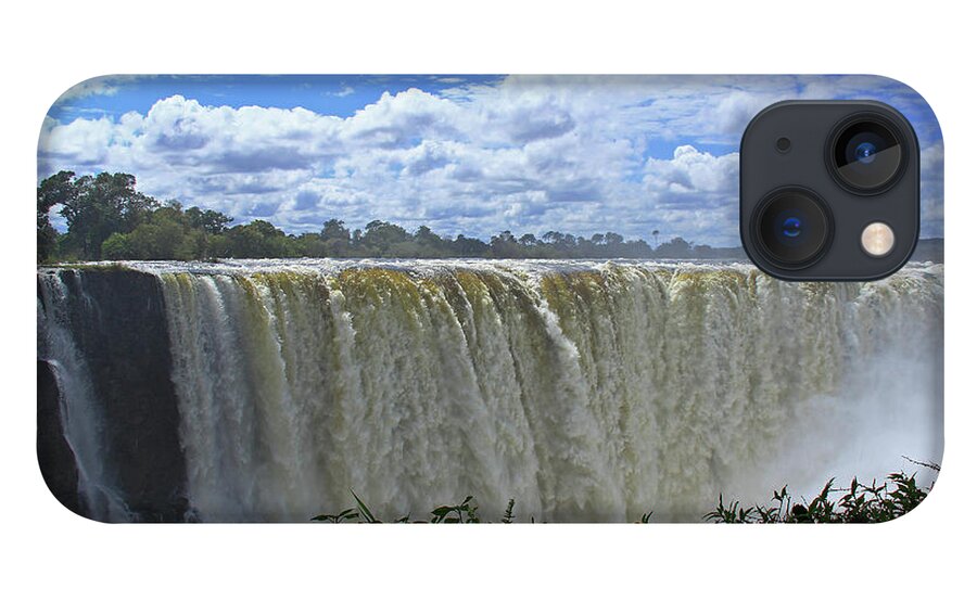 Victoria Falls iPhone 13 Case featuring the photograph Victoria Falls Zimbabwe by Richard Krebs