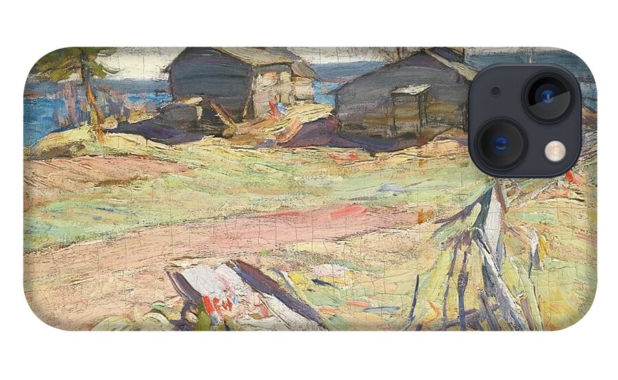 Abram Efimovich Arkhipov 1862-1930 Village In The North iPhone 13 Case featuring the painting Village In The North by MotionAge Designs