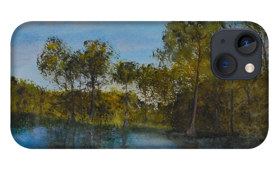 Waccamaw River iPhone 13 Case featuring the painting Waccamaw Breeze I by Phil Burton