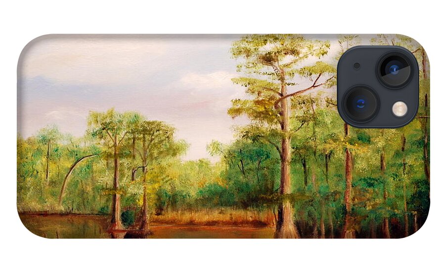 Waccamaw iPhone 13 Case featuring the painting Waccamaw Breeze III by Phil Burton