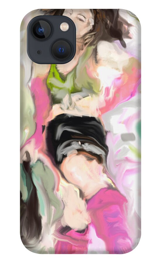 Fashion iPhone 13 Case featuring the digital art Walking on the wild side.. by Jean-Marc Robert