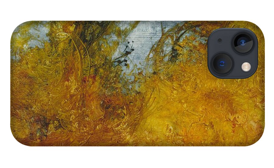Warm Earth iPhone 13 Case featuring the painting Warm Earth 66 by David Ladmore