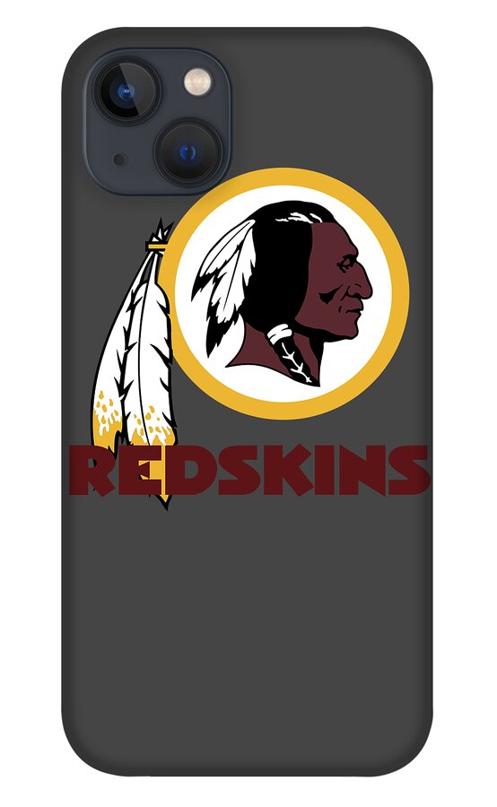 Washington iPhone 13 Case featuring the mixed media Washington Redskins Translucent Steel by Movie Poster Prints