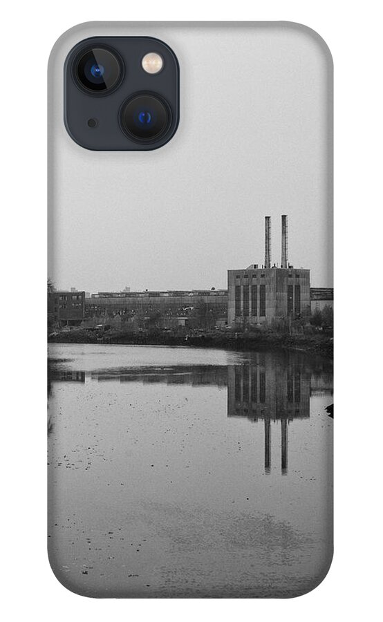Factory iPhone 13 Case featuring the photograph Water factory by Lora Lee Chapman