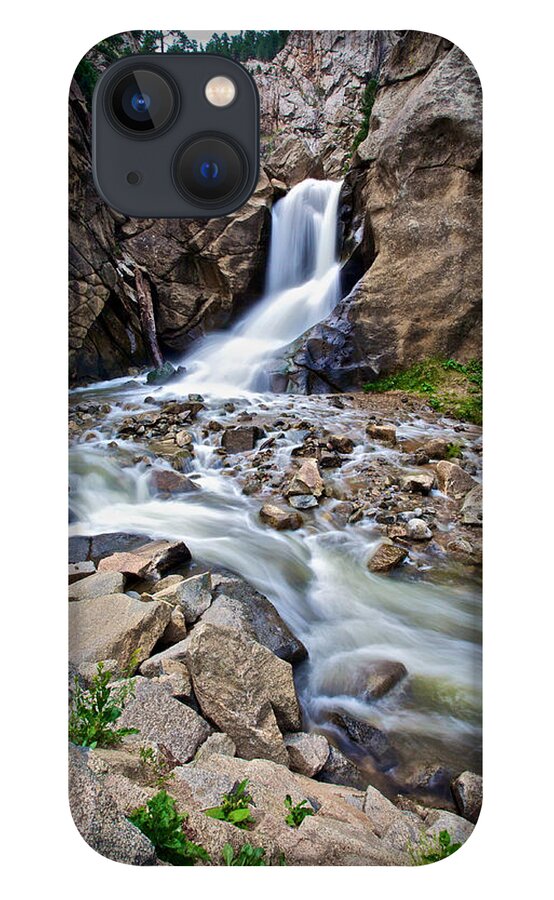 Waterfall iPhone 13 Case featuring the photograph Boulder Falls by John Daly