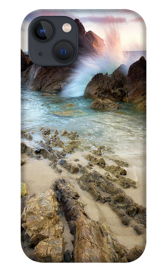 Orange County iPhone 13 Case featuring the photograph Wave Breaker by Nicki Frates