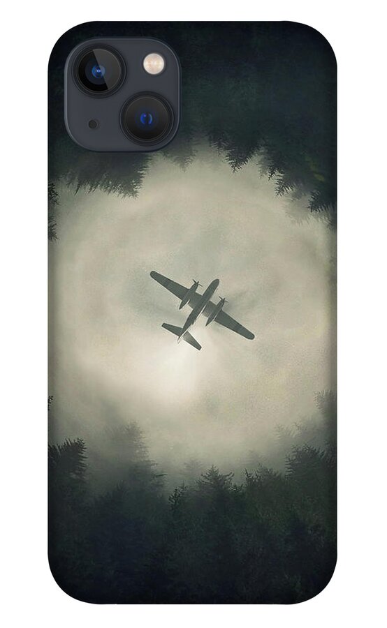 Airplane iPhone 13 Case featuring the digital art Way Out by Zoltan Toth